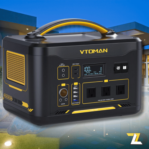 Estación de Energía 1500W VTOMAN Jump con batería LiFePO4