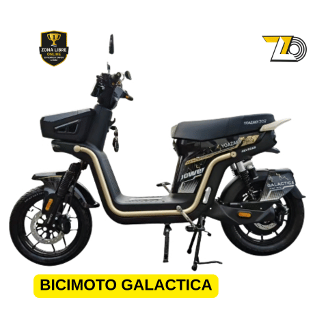 Bicimoto eléctrica Galactica 48V 50Ah ideal para transporte en Cuba