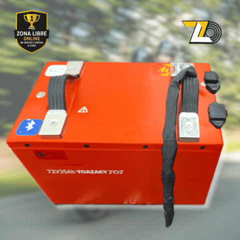 Batería de litio Yohazaki 72V 35Ah para moto eléctrica con alta duración